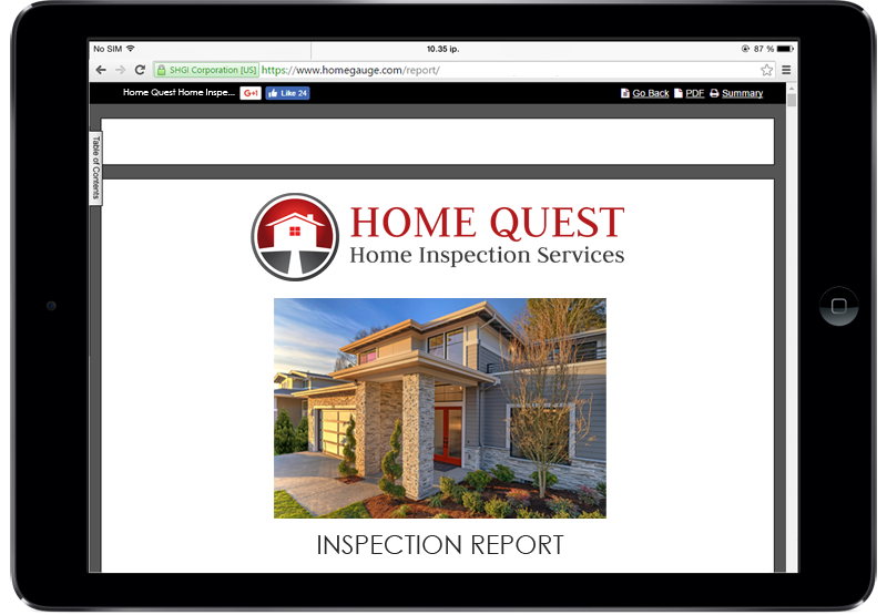 Homegauge Digital Home Inspections Report